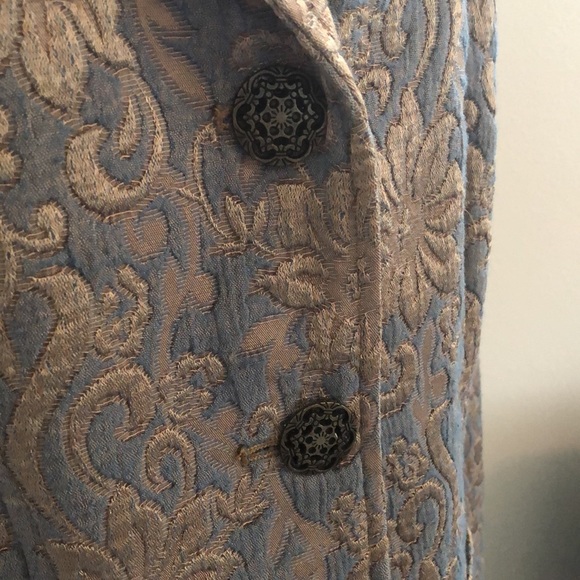 Chico’s Brocade Gold Jacket - Picture 2 of 12
